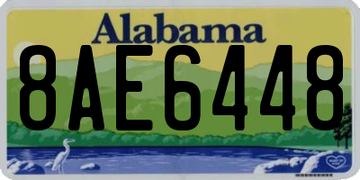 AL license plate 8AE6448