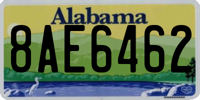 AL license plate 8AE6462