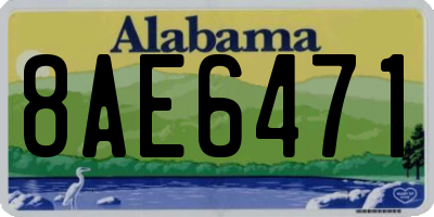 AL license plate 8AE6471