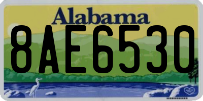 AL license plate 8AE6530