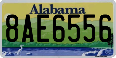 AL license plate 8AE6556