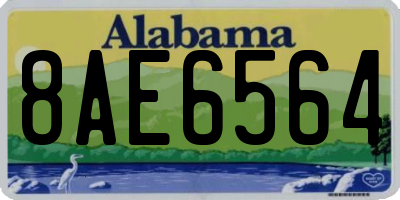 AL license plate 8AE6564