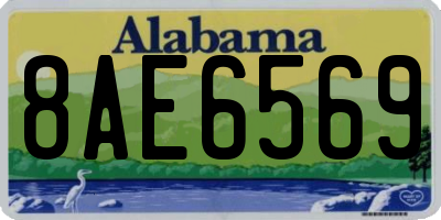 AL license plate 8AE6569