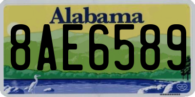 AL license plate 8AE6589