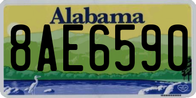 AL license plate 8AE6590