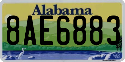 AL license plate 8AE6883