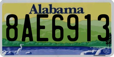 AL license plate 8AE6913