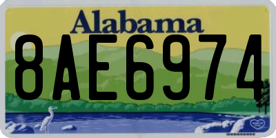 AL license plate 8AE6974