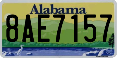 AL license plate 8AE7157