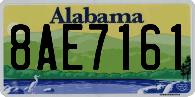 AL license plate 8AE7161