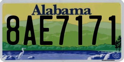AL license plate 8AE7171