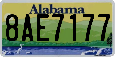 AL license plate 8AE7177