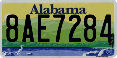 AL license plate 8AE7284