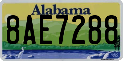 AL license plate 8AE7288