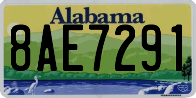 AL license plate 8AE7291