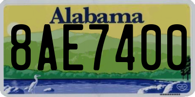 AL license plate 8AE7400