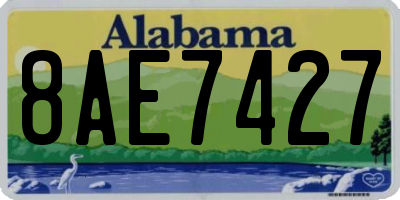 AL license plate 8AE7427