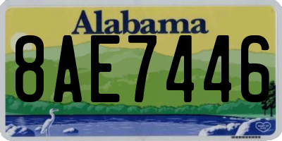 AL license plate 8AE7446