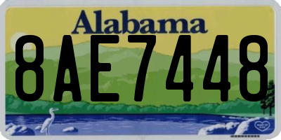 AL license plate 8AE7448