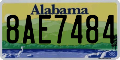 AL license plate 8AE7484