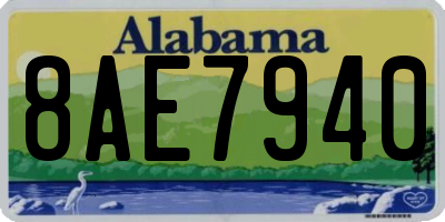 AL license plate 8AE7940