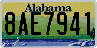 AL license plate 8AE7941
