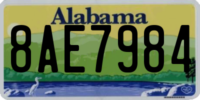 AL license plate 8AE7984