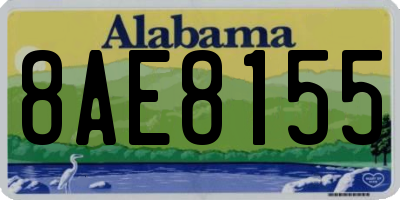 AL license plate 8AE8155