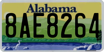 AL license plate 8AE8264