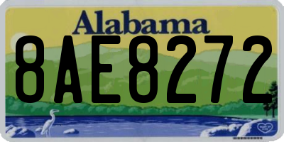 AL license plate 8AE8272