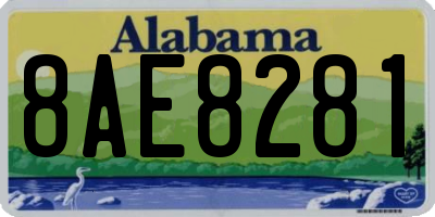 AL license plate 8AE8281