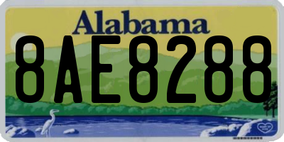 AL license plate 8AE8288
