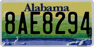 AL license plate 8AE8294