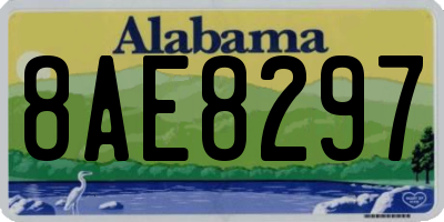 AL license plate 8AE8297