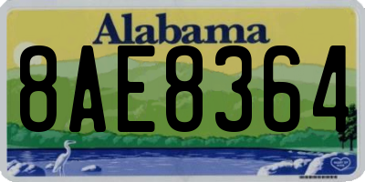 AL license plate 8AE8364