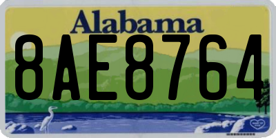 AL license plate 8AE8764