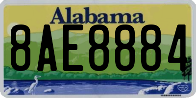 AL license plate 8AE8884