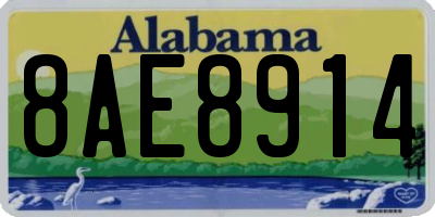 AL license plate 8AE8914