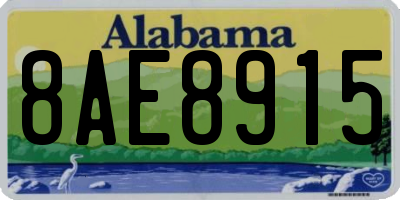 AL license plate 8AE8915