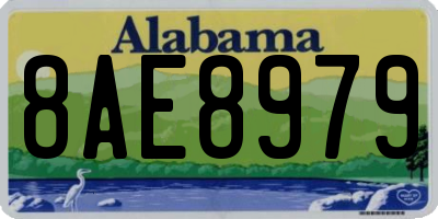 AL license plate 8AE8979
