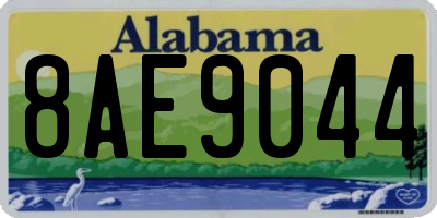 AL license plate 8AE9044