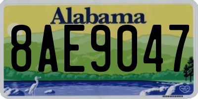 AL license plate 8AE9047