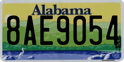 AL license plate 8AE9054