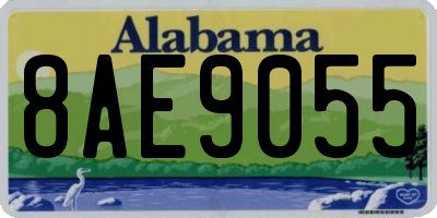 AL license plate 8AE9055