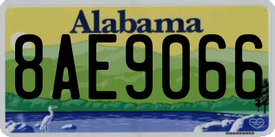 AL license plate 8AE9066
