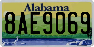AL license plate 8AE9069