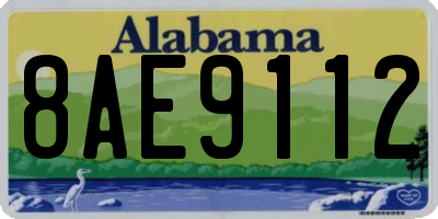 AL license plate 8AE9112