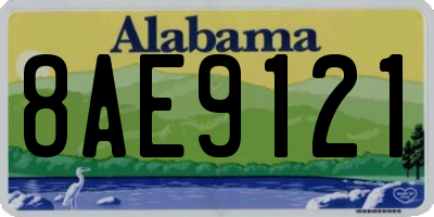 AL license plate 8AE9121