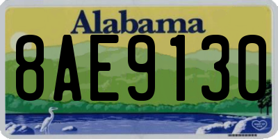 AL license plate 8AE9130