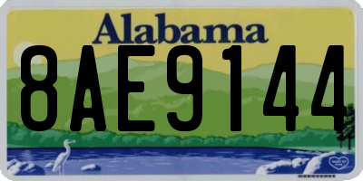 AL license plate 8AE9144